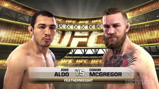 Confira a simulação da luta entre Aldo e McGregor em EA Sports UFC