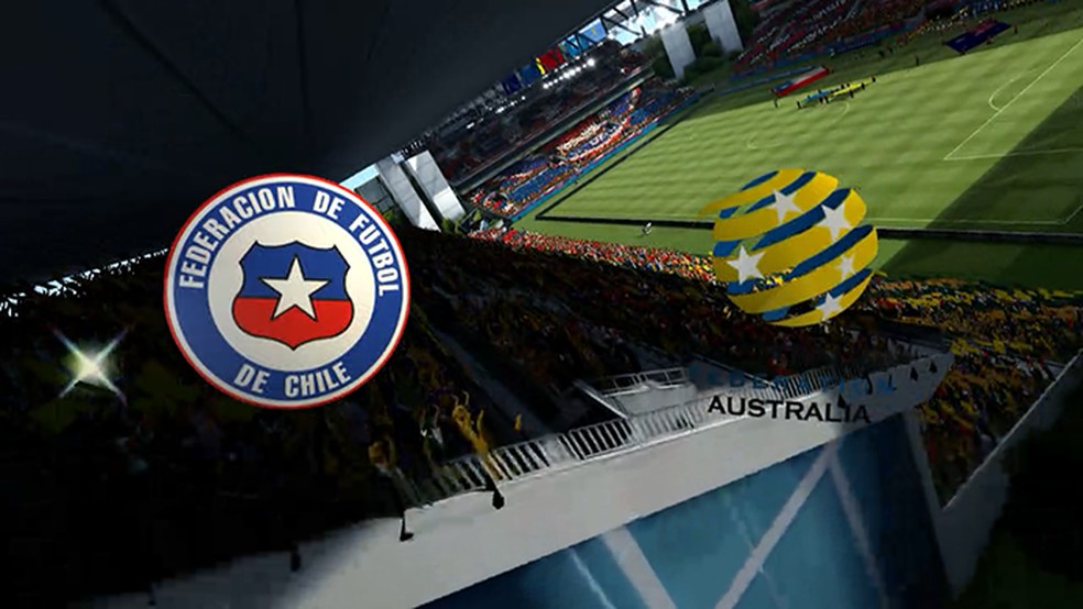 Simulação Copa do Mundo Fifa 2014: Chile x Austrália (Foto: Reprodução/Murilo Molina) — Foto: TechTudo