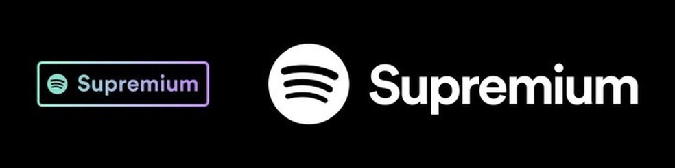 Suposto logo do novo plano do Spotify, o Superpremium — Foto: Reprodução/Chris Messina