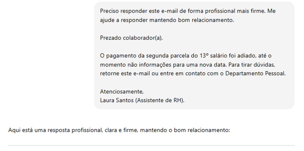 Precisa de ajuda para responder um e-mail? Veja como conseguir a resposta com o ChatGPT — Foto: Débora Apolinario/TechTudo