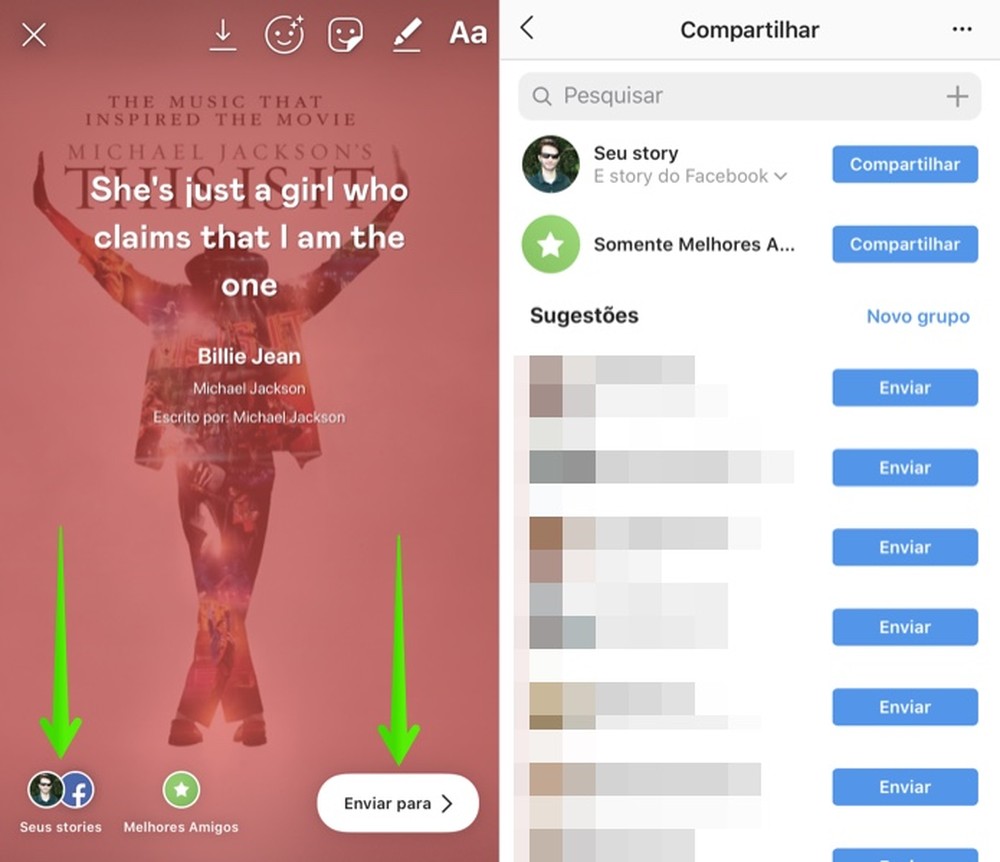 Como colocar letra de música nos Stories do Instagram com o Deezer