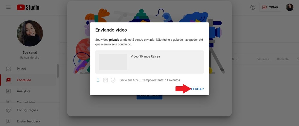 Como postar vídeo no YouTube pelo celular ou computador