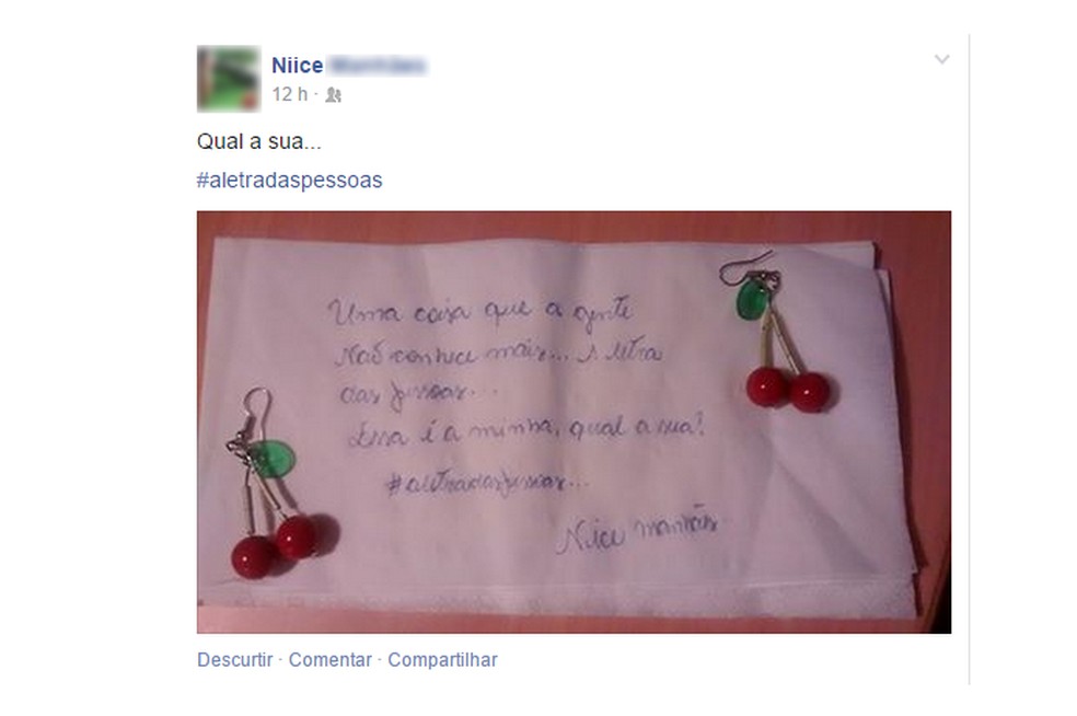aletradaspessoas: Corrente no Facebook tenta resgatar escrita cursiva