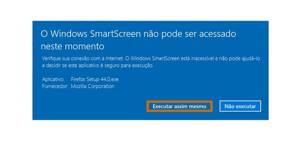 Confirme a execução do Firefox no computador (Foto: Reprodução/Barbara Mannara) — Foto: TechTudo