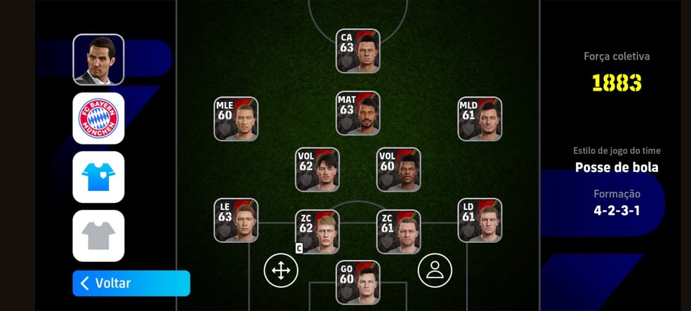 A formação 4-2-2-2 pode se transformar em 4-2-3-1, caso queira trazer um atacante para a ponta — Foto: Reprodução/João Ferreira