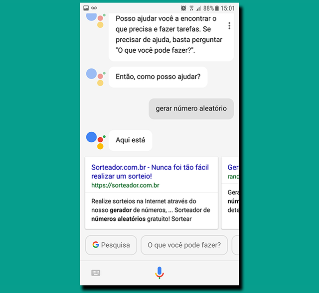Google tem 'random number generator' que