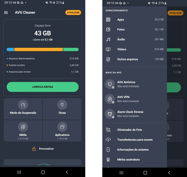 Aplicativo para limpar o celular: melhores opções de limpeza do Android