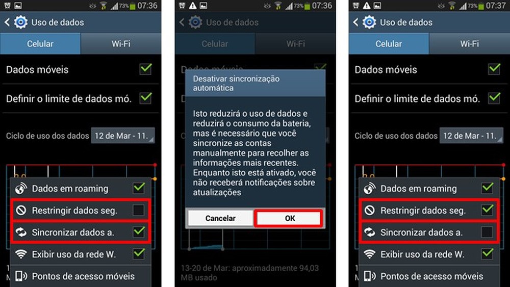 Como diminuir o consumo de dados móveis de seu Android