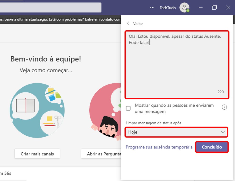 Como deixar o status do Teams sempre online? Veja três truques