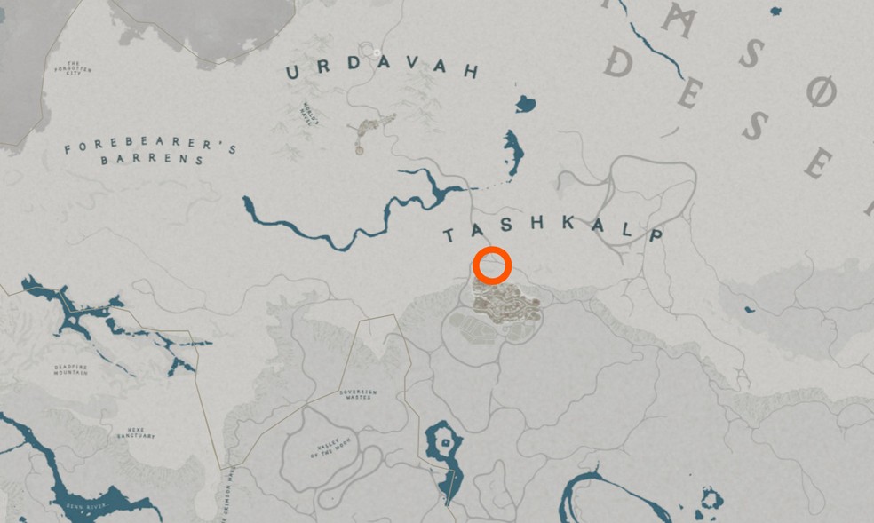  Reprodução/Map Genie. Editado por Róbson Martins