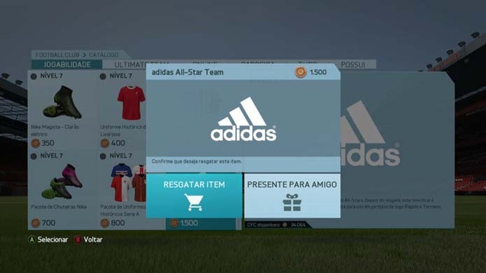 Adidas all star team fifa 16 online