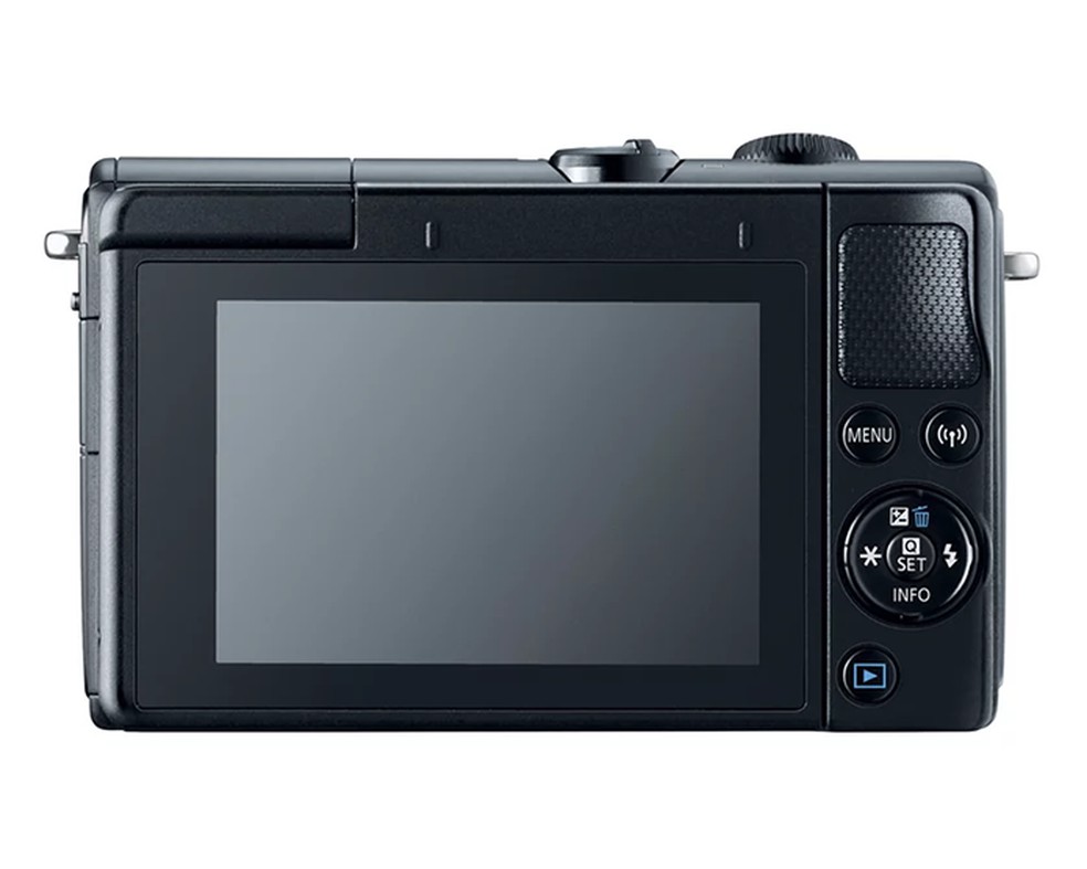 Canon M100 キヤノンM100 Canon Câmera sem espelho EOS M100 com lente de 15 a 45 mm - Wi-Fi