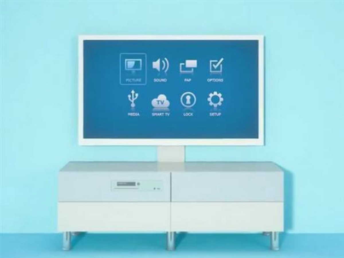 Empresa inova e vende TV integrada ao rack em diversos tamanhos e formatos