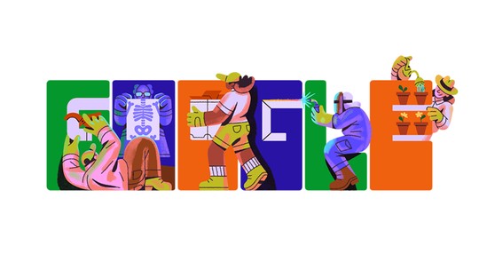 Dia do Trabalho 2024: Google Doodle de hoje (1º) celebra trabalhadores
