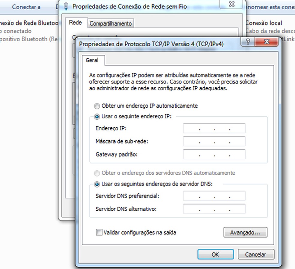 Como Configurar Um Ip Fixo No Windows 7 9204