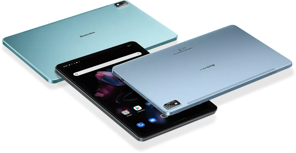 Blackview Tab 16 vem com design fino e três cores distintas — Foto: Reprodução/Blackview