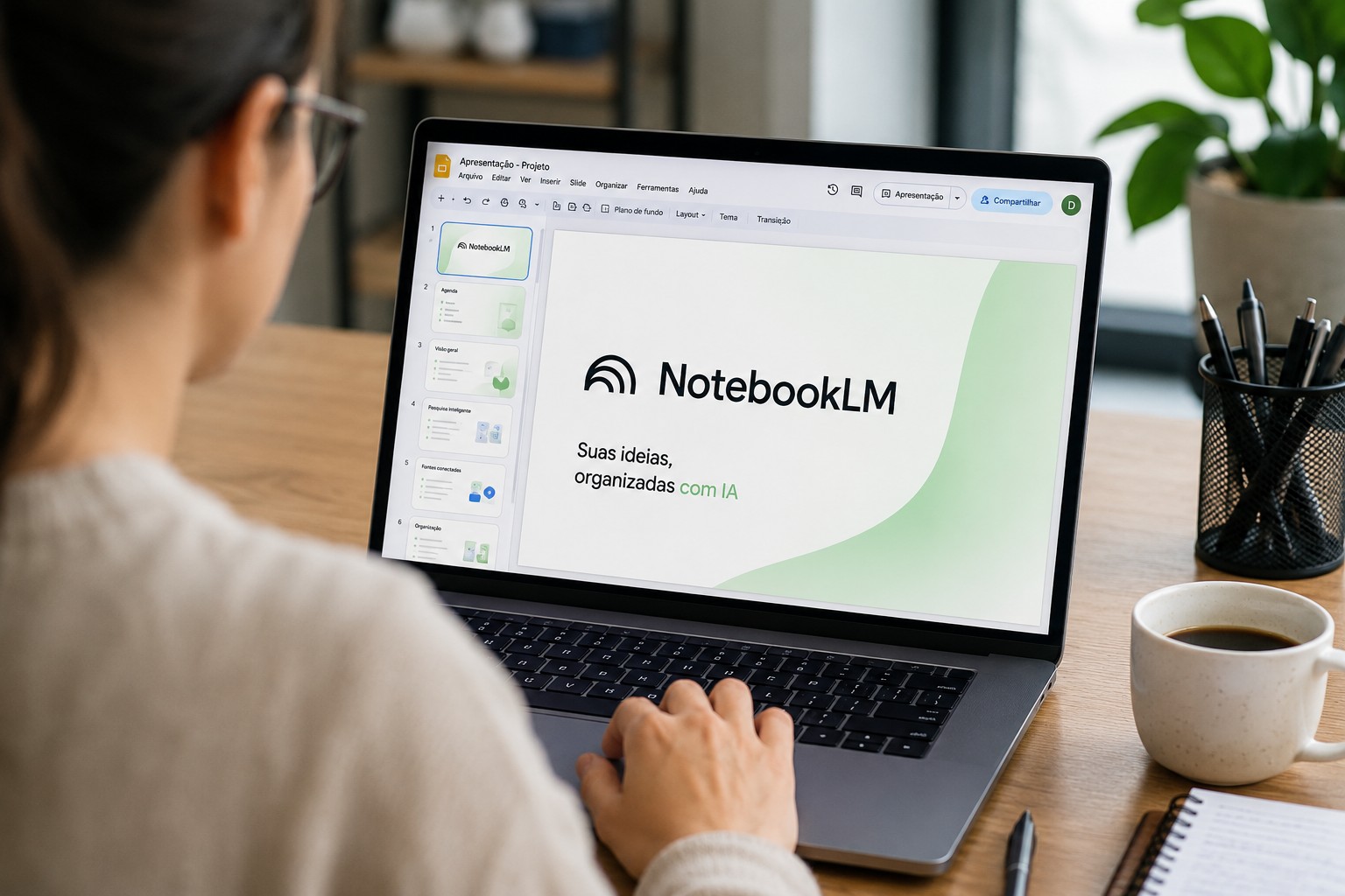 NotebookLM Slides: como criar apresentações com IA a partir de PDFs e textos