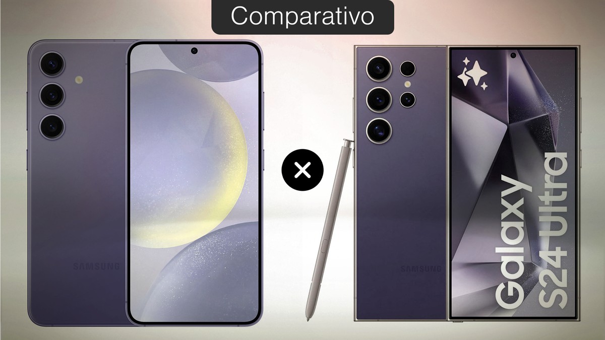 Galaxy S24 vs Galaxy S24 Ultra: veja o que muda entre os celulares