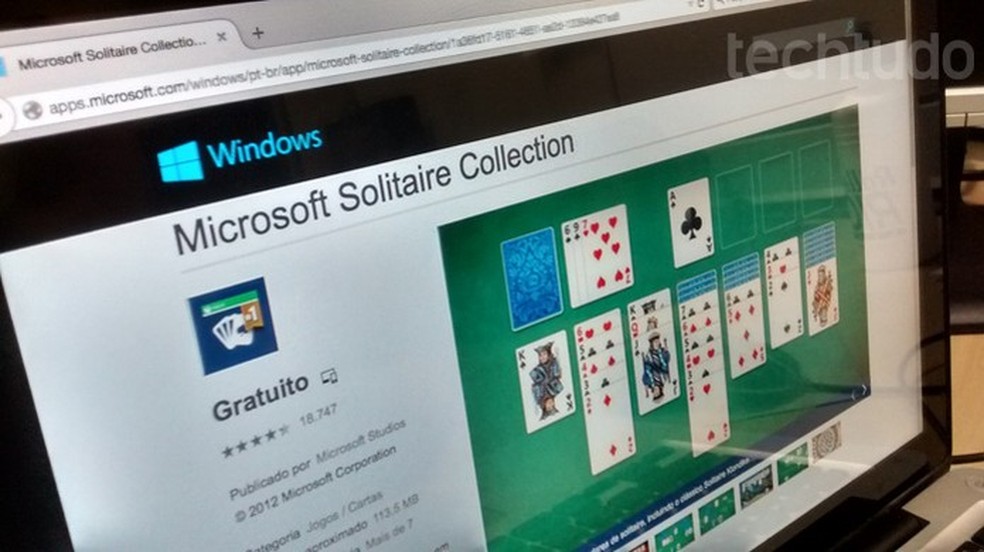 Jogo clássico de cartas 'Paciência voltará no Windows 10