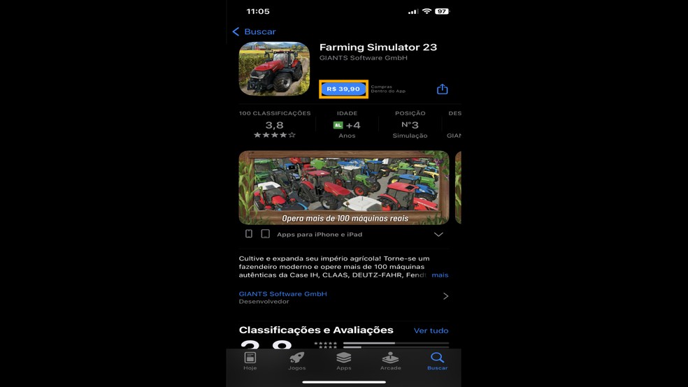 Como baixar Farming Simulator 23 no celular Android ou iPhone (iOS)