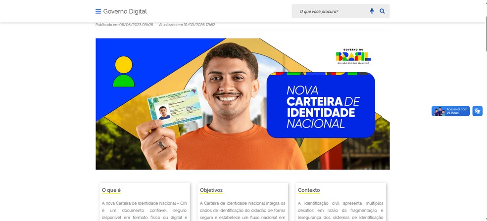  Reprodução/GOV