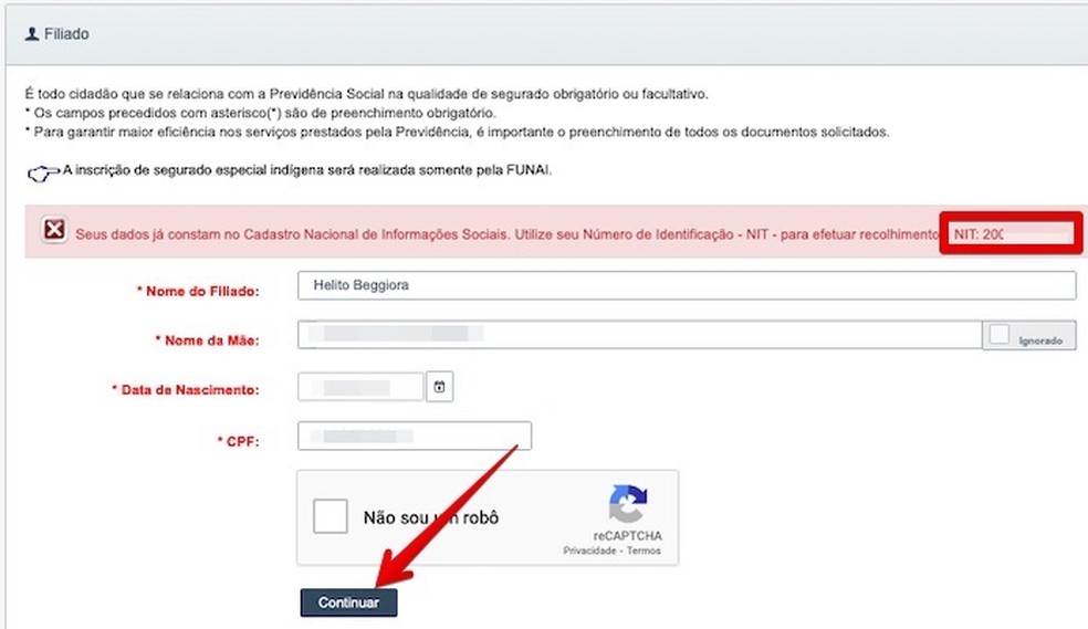 Como saber o número do benefício do INSS pela Internet