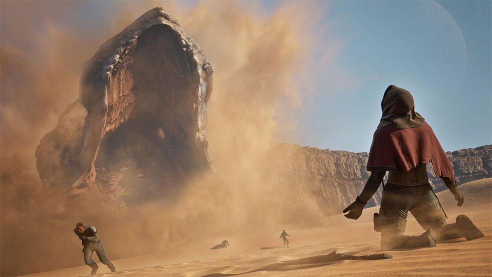 Dune Awakening é um jogo de sobrevivência multiplayer no hostil planeta Arrakis que se passa em um universo paralelo ao dos filmes — Foto: Reprodução/Steam