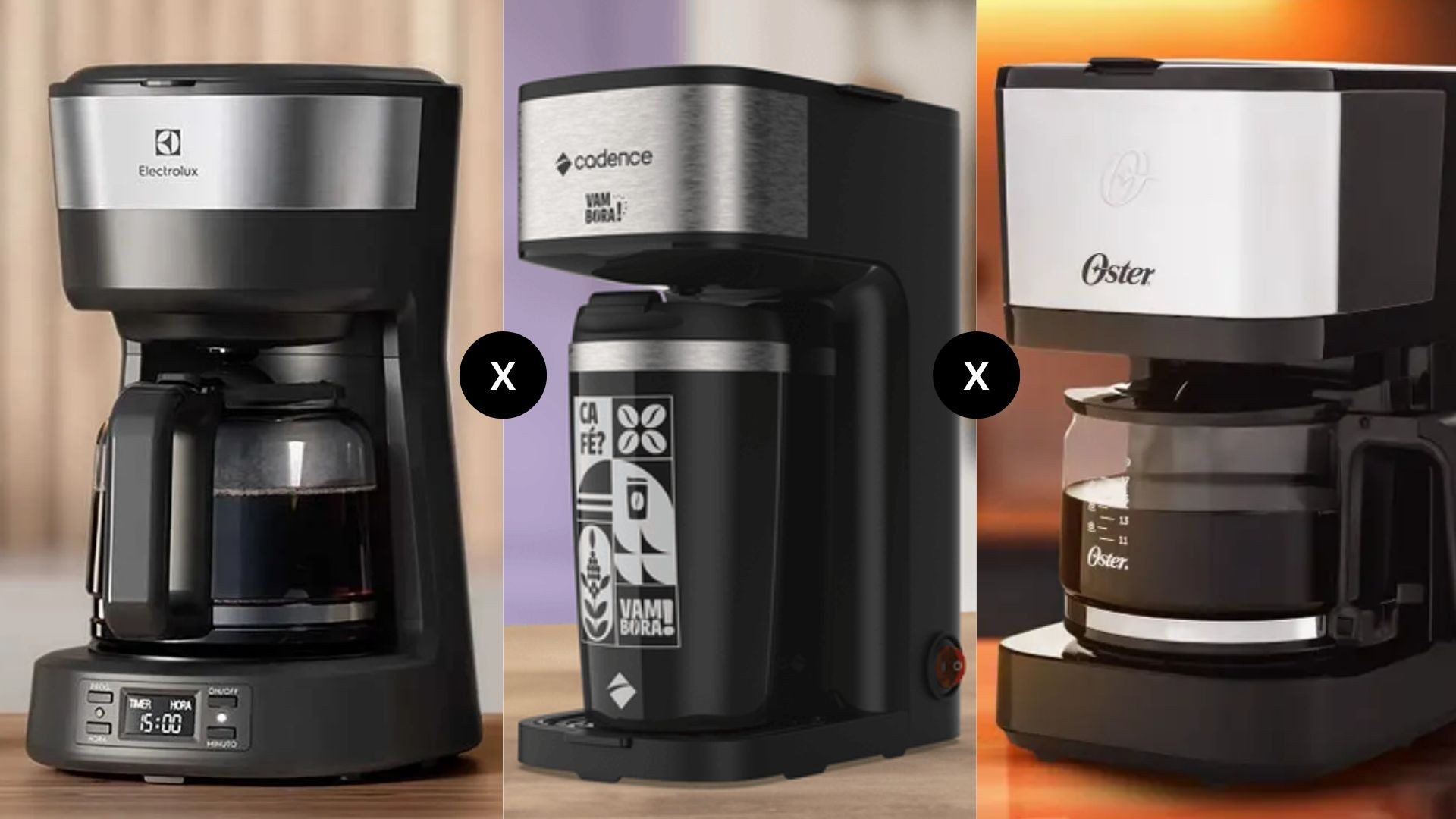 Cafeteira Oster, Electrolux ou Cadence: qual faz o melhor café?