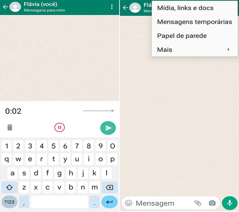 WhatsApp oficializou: agora você pode mandar mensagens para você mesmo