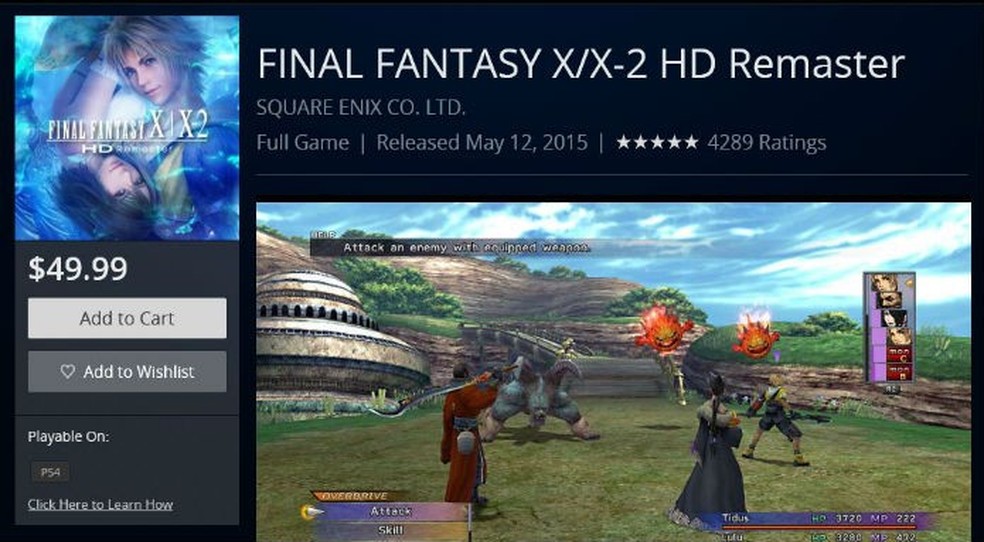 Muitos jogos clássicos do PlayStation 2 estão disponíveis nos consoles atuais em relançamentos e remasters com gráficos atualizados e extras — Foto: Reprodução/André Mello