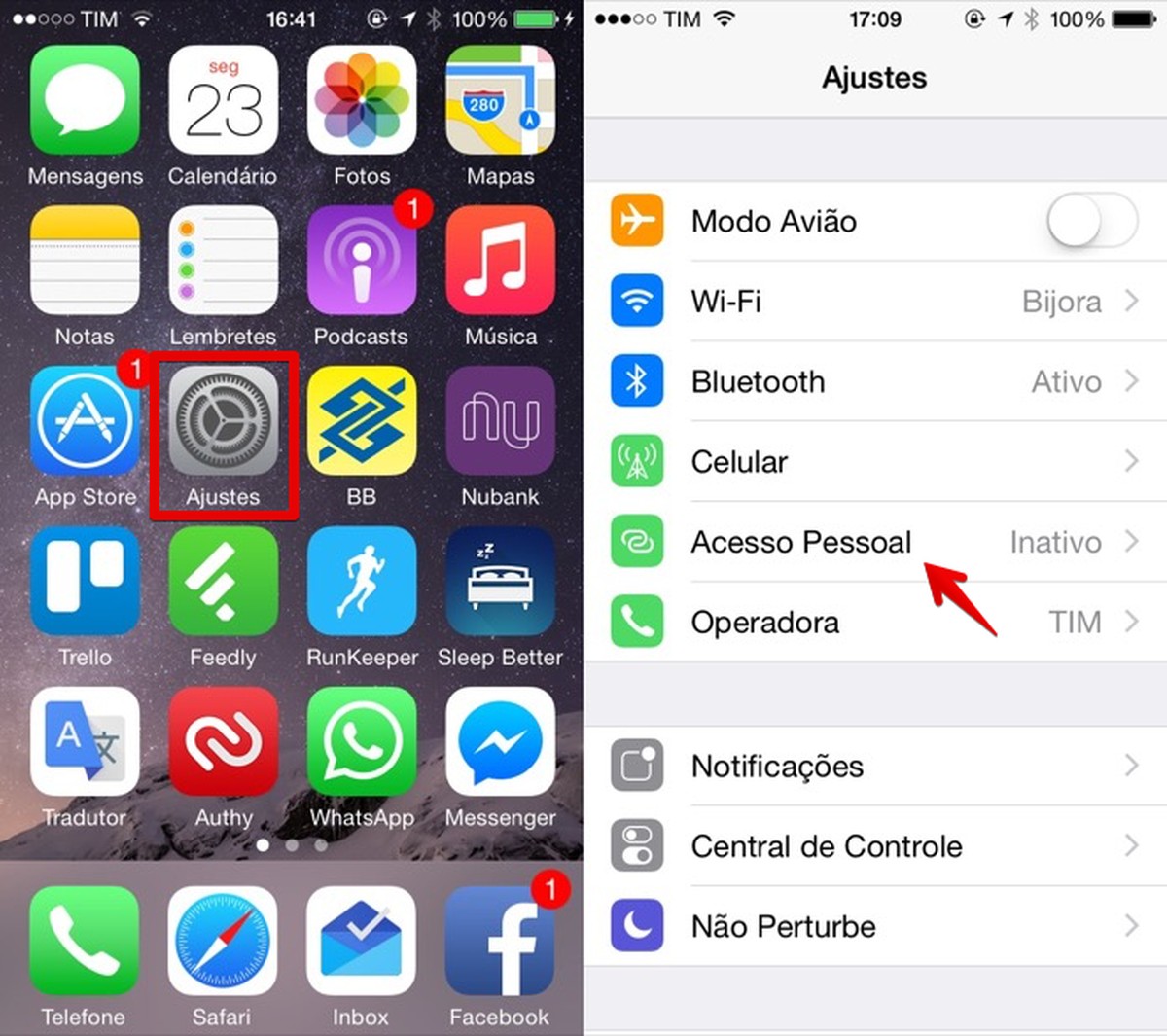 Saiba como mudar a senha do Acesso Pessoal no iPhone e no iPad