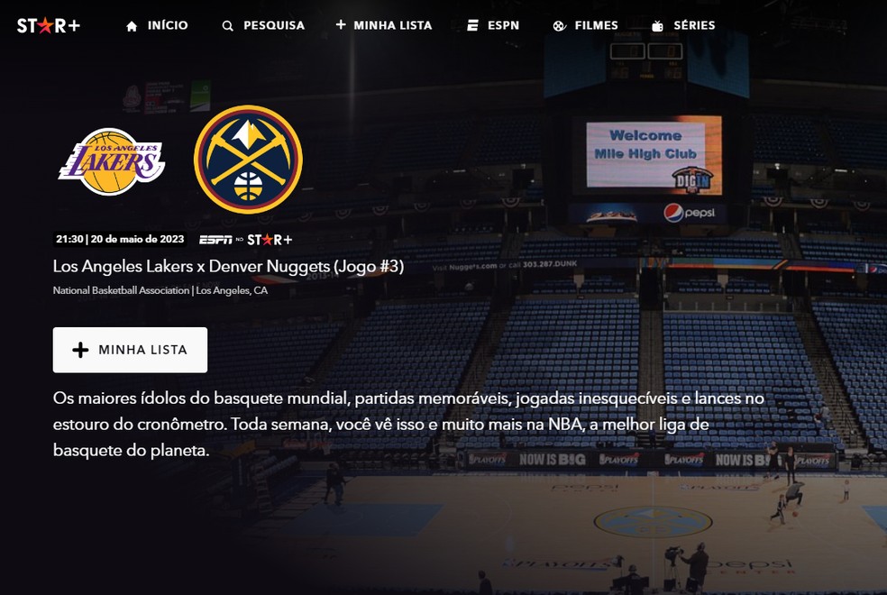 Denver Nuggets x Los Angeles Lakers, jogo 1: onde assitir ao vivo