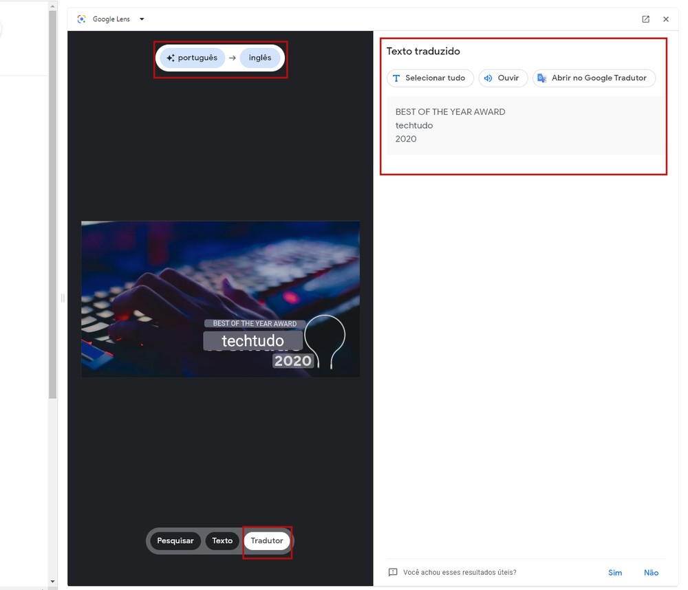 Google Lens online veja como usar a ferramenta no Windows e macOS