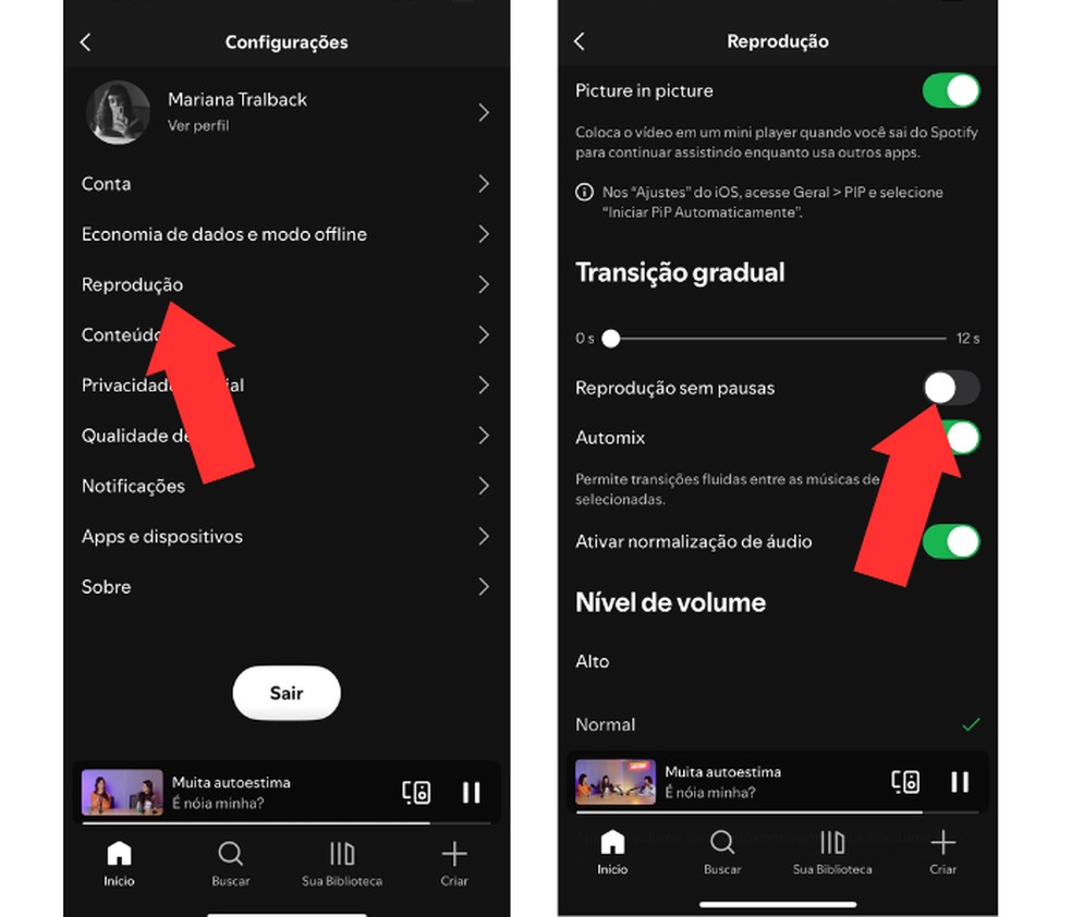  Reprodução/Mariana Tralback