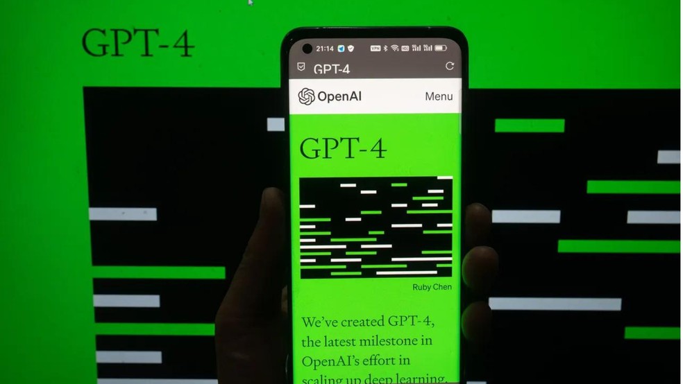 Assinantes têm acesso ao modelo GPT-4, o mais avançado da OpenAI — Foto: Reprodução/Getty Images