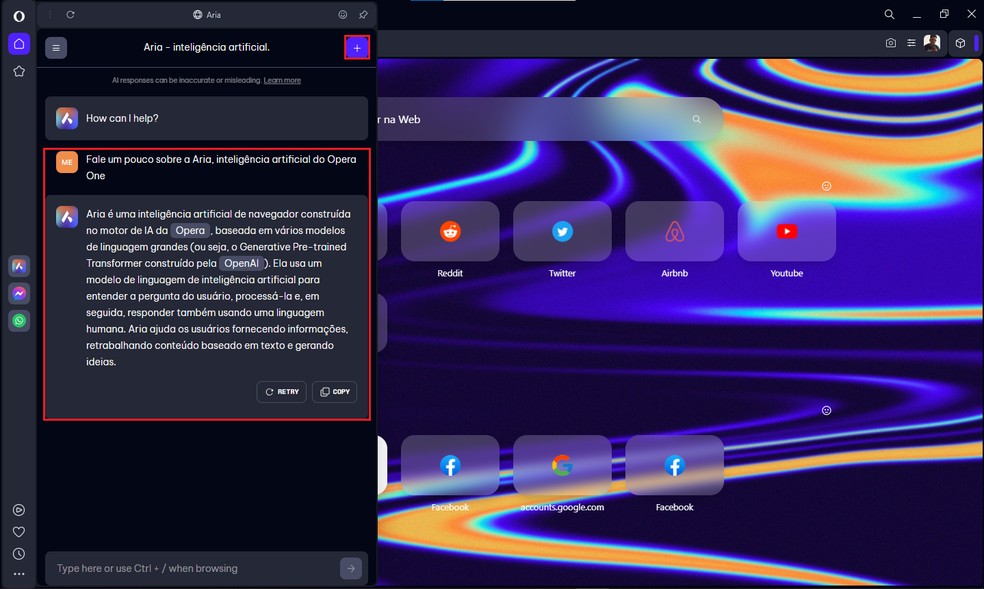Opera GX: Aria, a IA nativa do navegador é integrada para aprimorar  navegação gamer