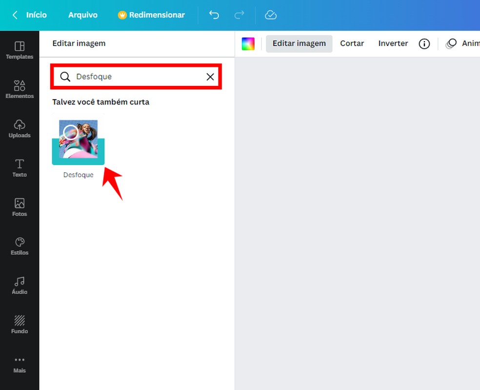 Como desfocar imagem no Canva? Editor permite borrar foto online