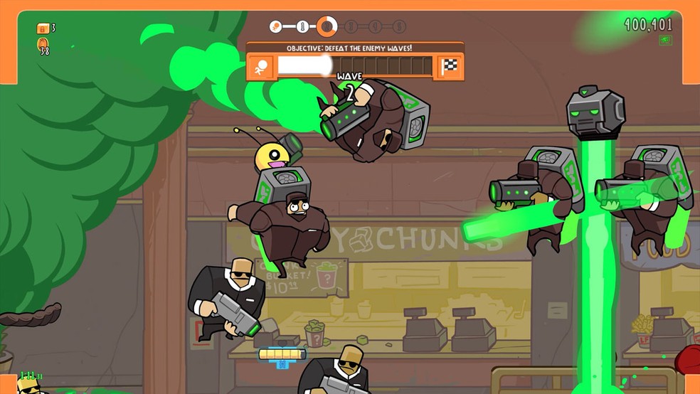 Alien Hominid Invasion traz suas novas aventuras agora também para o PlayStation 5 (PS5) e PS4 — Foto: Reprodução/Steam