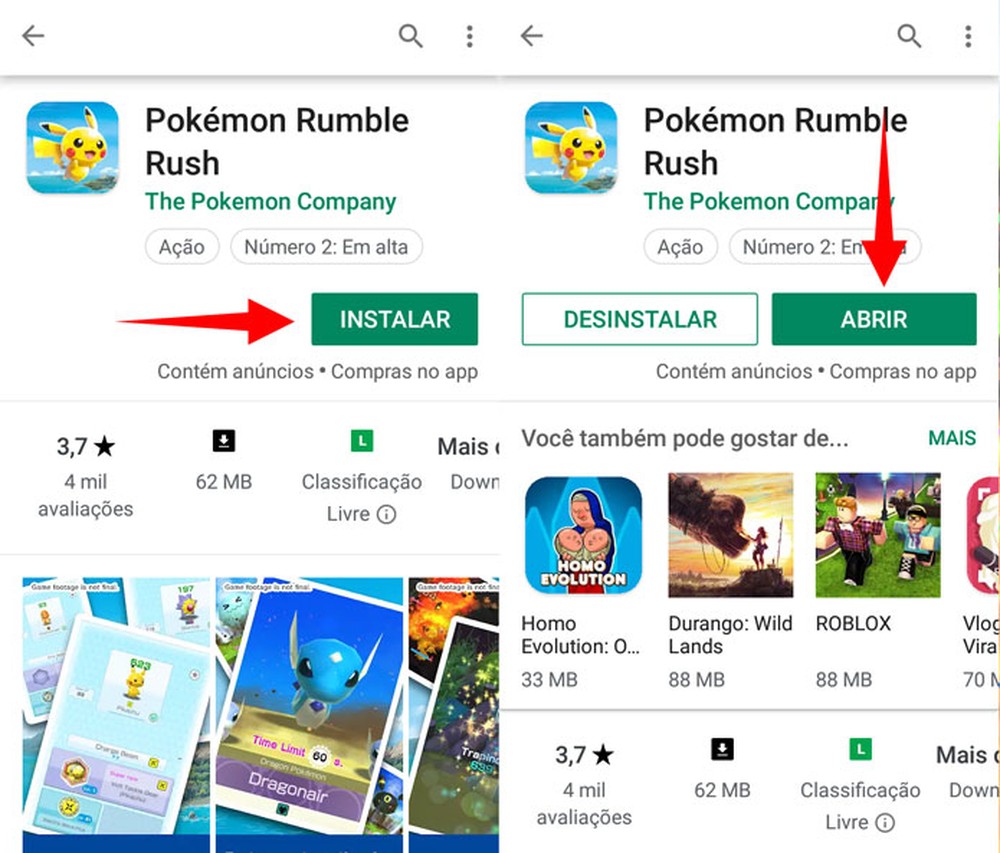 Pokémon Rumble Rush como jogar o novo game da franquia