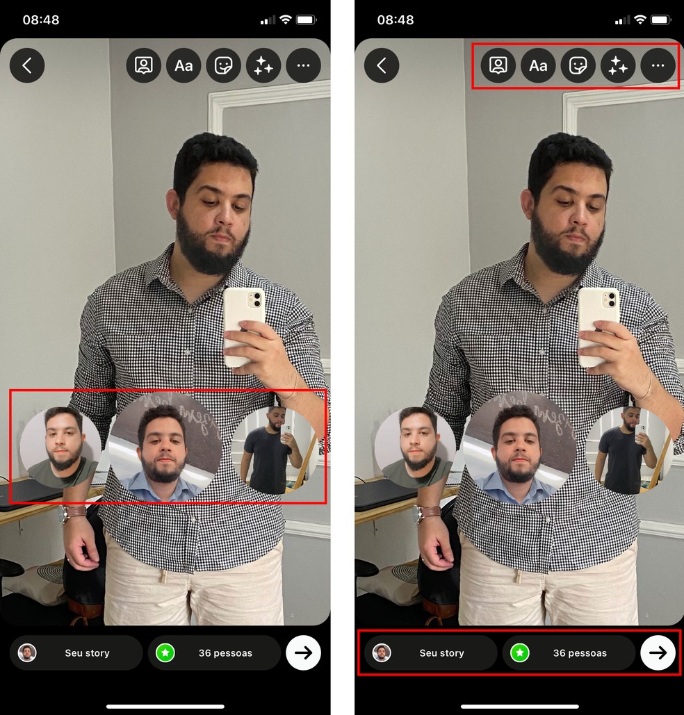 Como fazer montagem de 4 fotos no celular?