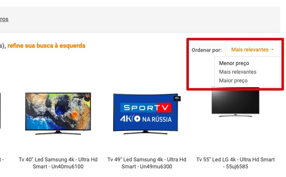 Como encontrar smart TV mais barata com o Compare TechTudo