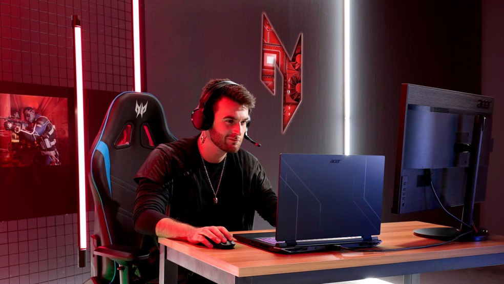 Notebook gamer tende a ser uma opção melhor para quem busca melhor desempenho em jogos. — Foto: Divulgação/Acer