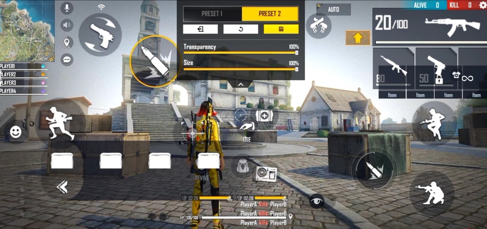 2º Hud de 3 dedos — Foto: Reprodução/Gamer Guruji