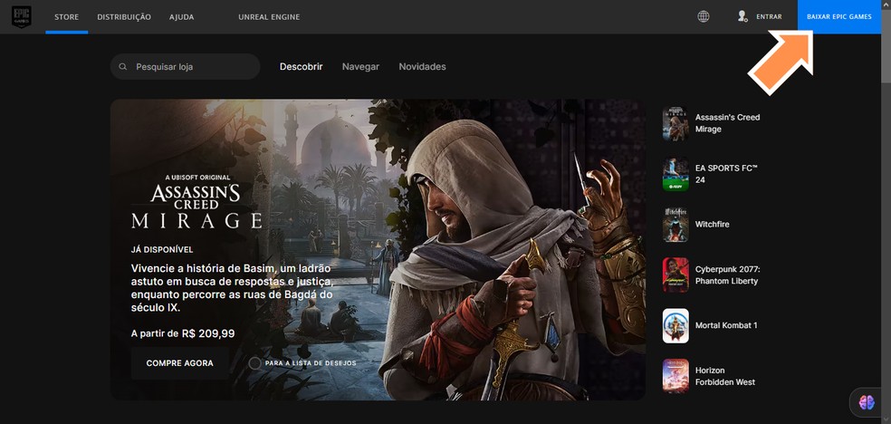 Assassin's Creed® Mirage  Baixe e compre hoje - Epic Games Store