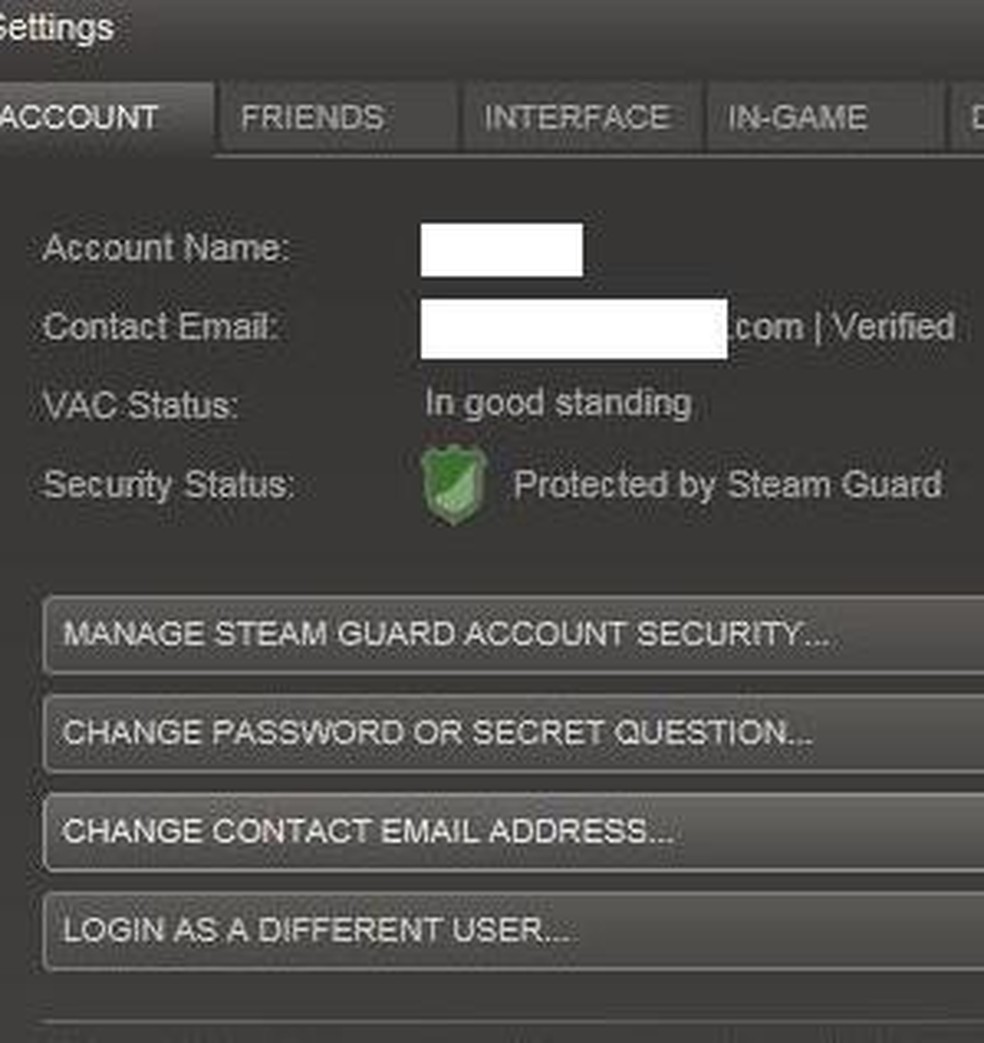 Segurança da conta Steam - Migração Steam