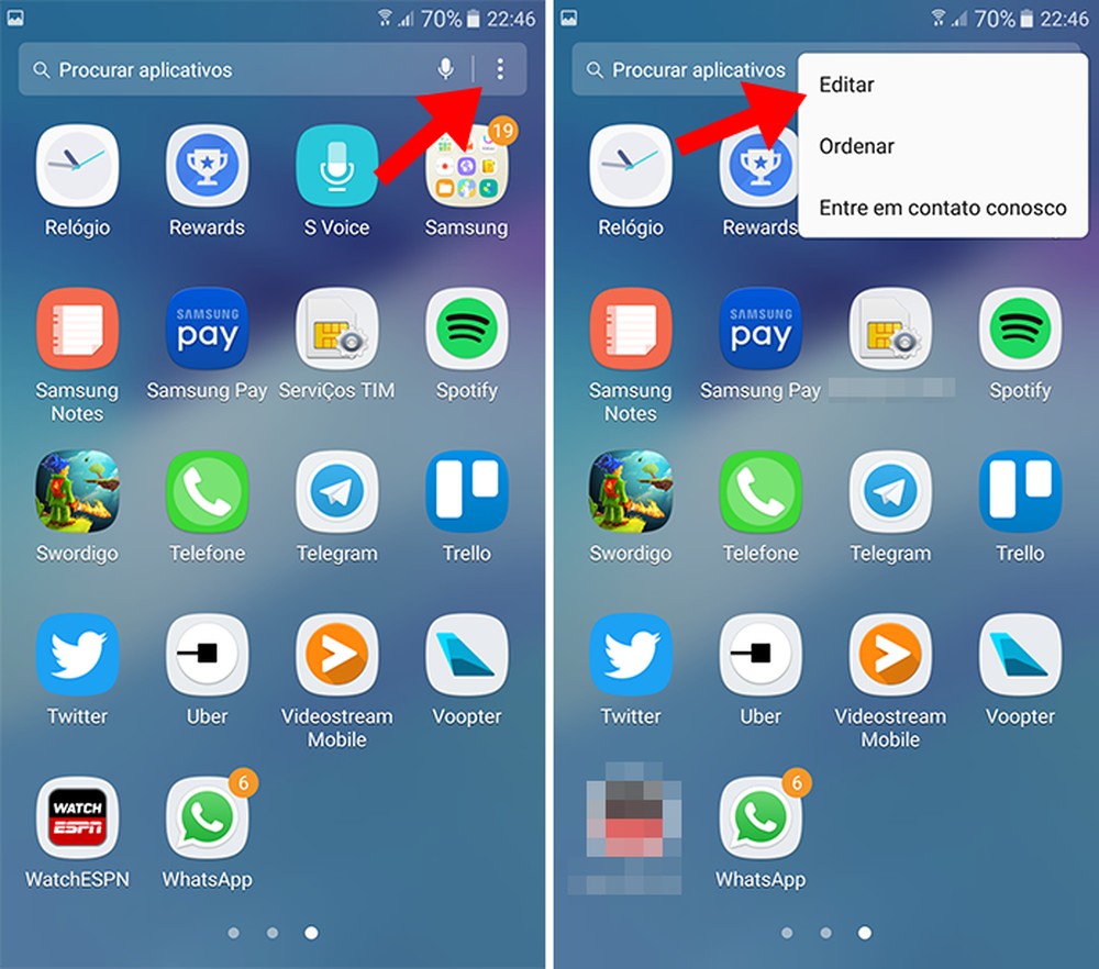 Como desativar apps instalados de fábrica em celular Samsung