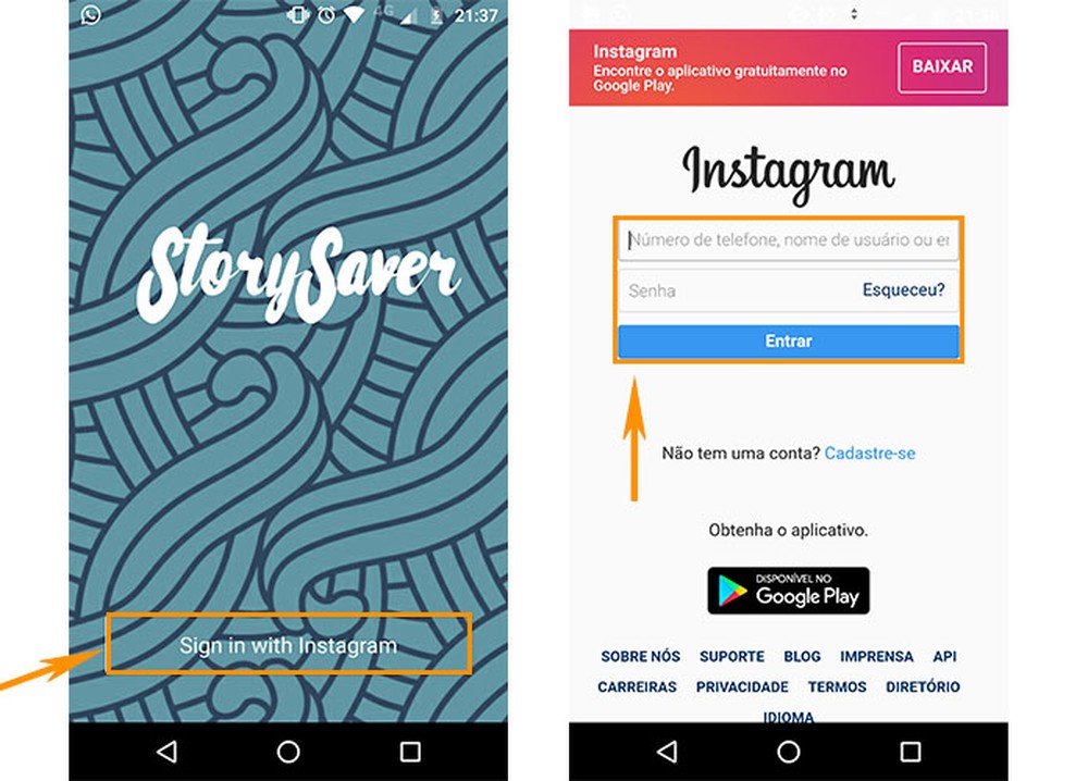 Como baixar fotos e vídeos do Instagram Stories pelo celular
