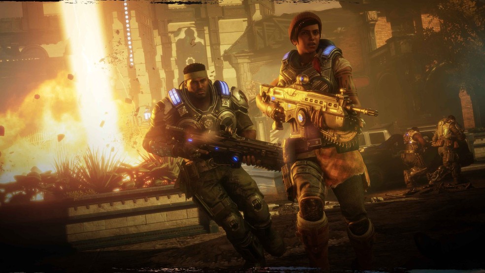 Gears 5 é o lançamento mais recente da franquia, que está com desconto após anúncio de Gears of War: E-Day — Foto: Divulgação/Microsoft Gaming