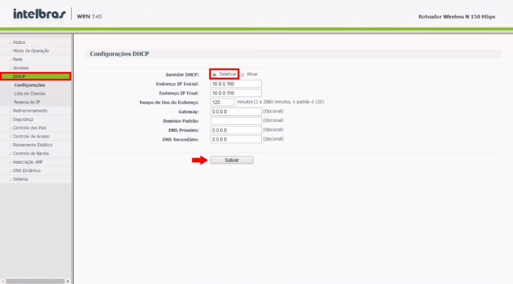 Como configurar o roteador da Intelbras como access point