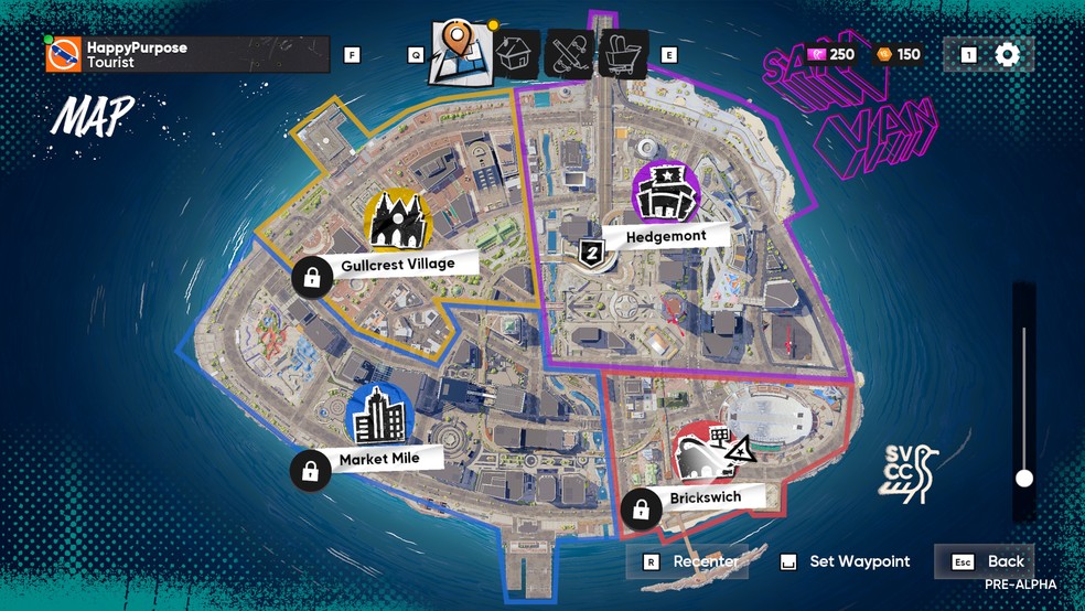 San Vansterdam é dividida em quatro bairros — Foto: Divulgação/EA